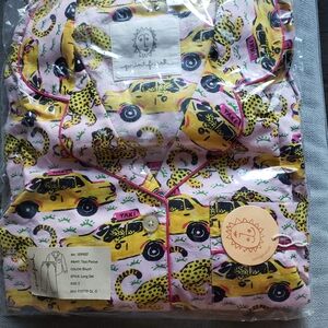 NWT Printfresh Pink and Yellow Taxi Pajama Set